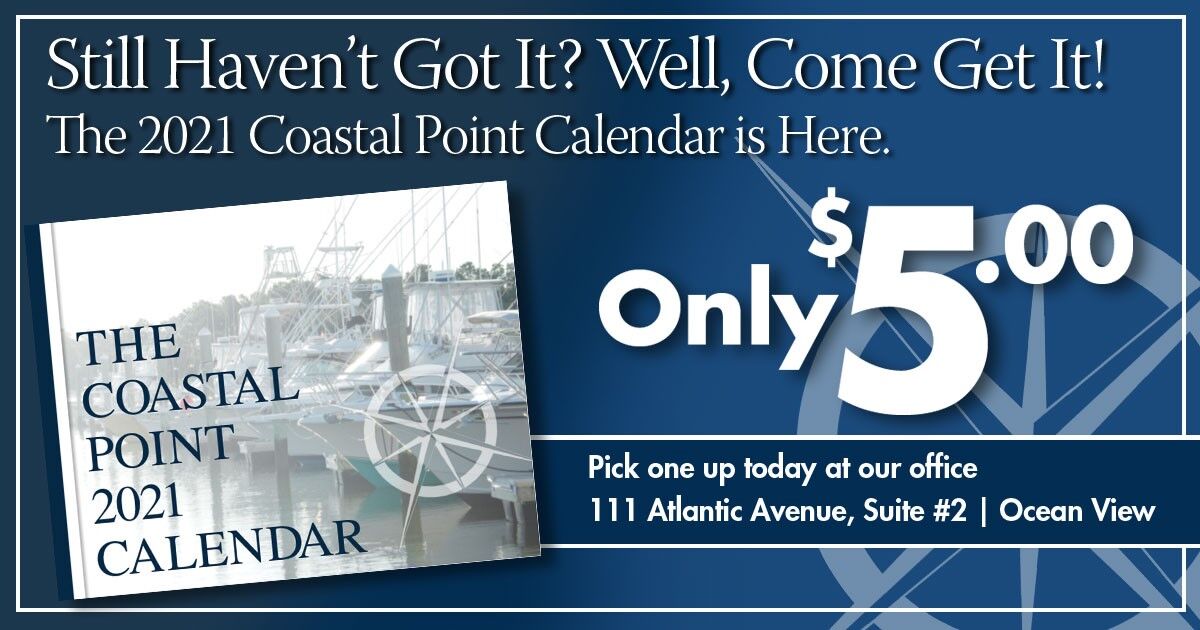 Coastal Point 2021 calendar available now